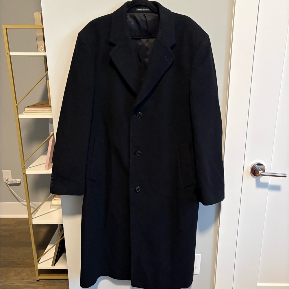 Lauren Ralph Lauren Men's Black Over Coat